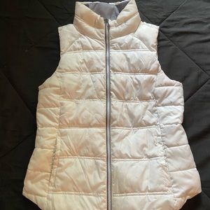 white puffer vest